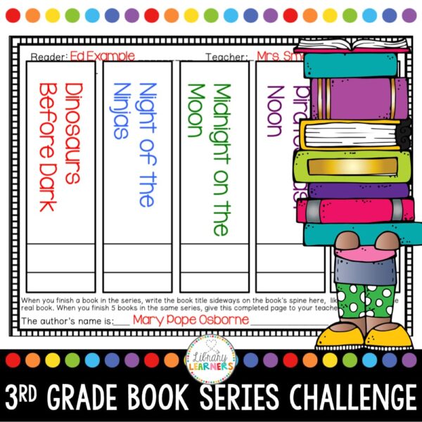 Reading Challenge for Third Grade Chapter Book Series | Librarians Teach