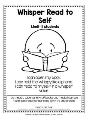10 Library Centers Printable Signs | Librarians Teach