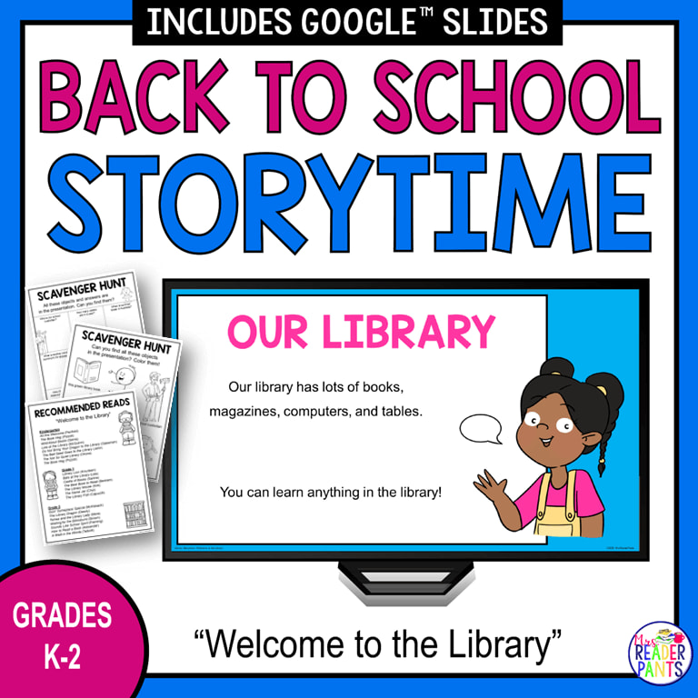 Welcome to the Library Storytime Lesson