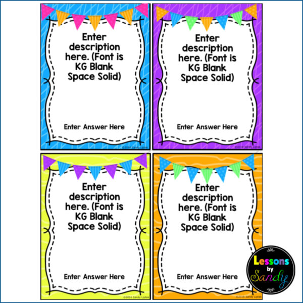 Clue card template screenshot in Genre Bingo game.