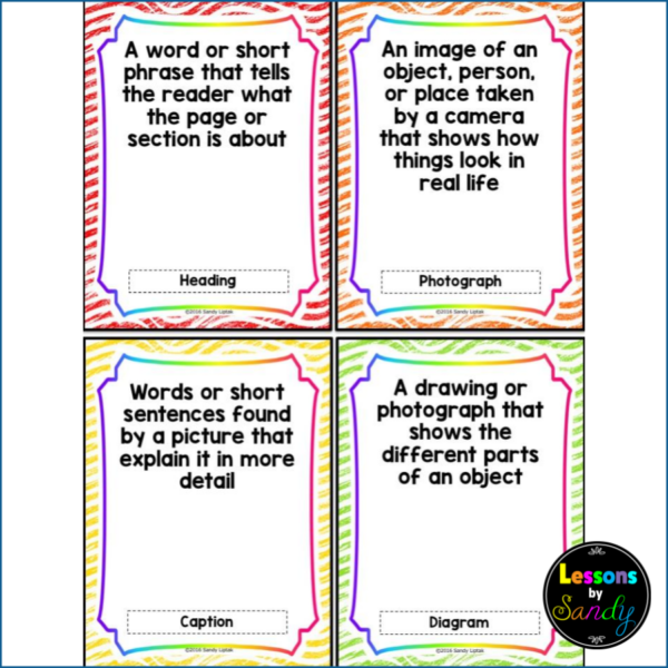 Screenshot of 4 text Bingo clue cards.