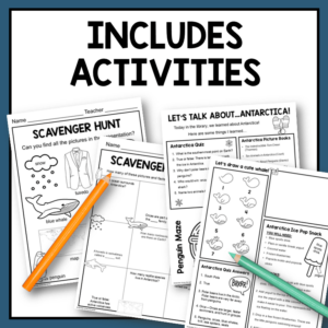 Scavenger Hunt printable and extension activities with text: Includes activities.