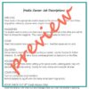 Media Center Job Descriptions heading with list of activities and explanation. Jobs include shelving, magazines, door, deliveries, housekeeping, computers, and book check out.
