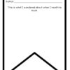 Banner Shape printable with Book Review Prompt.