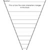 Pennant Shape printable with Book Review Prompt.