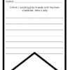 Pennant Shape printable with Book Review Prompt.
