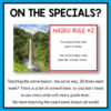 Haiku Rule #2 Slide. Says Teaching the same lesson, the same way, 20 times each week? There is a ton of content here, so you don't need to use every slide with every grade level.