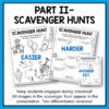 Scavenger Hunt printables & Answer Key. Says keep students engaged during checkout! All images in the scavenger hunt appear in the presentation.