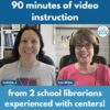 two school librarians