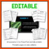 Editable with screenshots of 8 printables and a game slide. All scenarios in the PowerPoint and printables are fully editable.