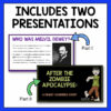 Includes two presentations with sample slide from part I and sample slide from part II.