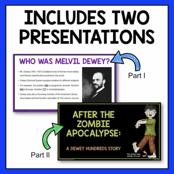 Includes two presentations with sample slide from part I and sample slide from part II.