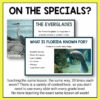 On the Specials with two slide screenshots. There is a variety of content here, so you don't need to use every slide with every grade level.