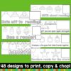 48 Directed Drawing Printable Bookmarks