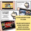 5 out of 10 slides from lesson presentation, including chapter reads by authors, graphic novel benefits, reflection, and brain breaks.