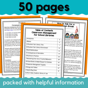 Table of contents and 2 sample pages with text, 50 pages packed with helpful information.