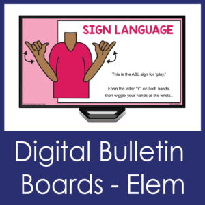 Elementary Digital Bulletin Boards by Mrs. ReaderPants