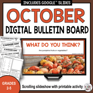 What Do You Think slide with 5 pages of printables and text: Grades 2-5.