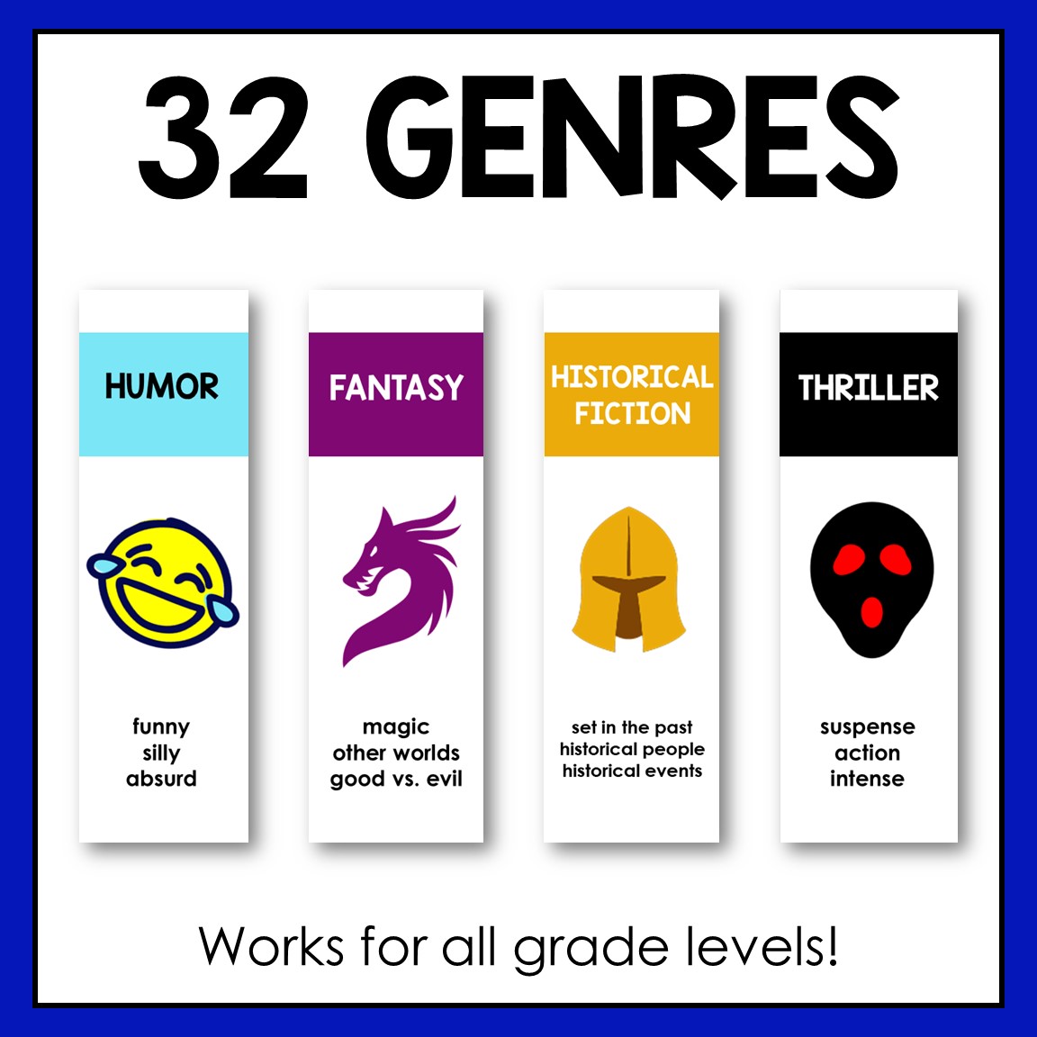 Library Genre Shelf Signs and Labels for Genrefying Your Collection | Librarians Teach library-genre-shelf-signs-and-labels-for-genrefying-your-collection-librarians-teach